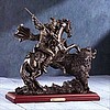 "Liberty Bronze" Buffalo Hunt Sculpture
